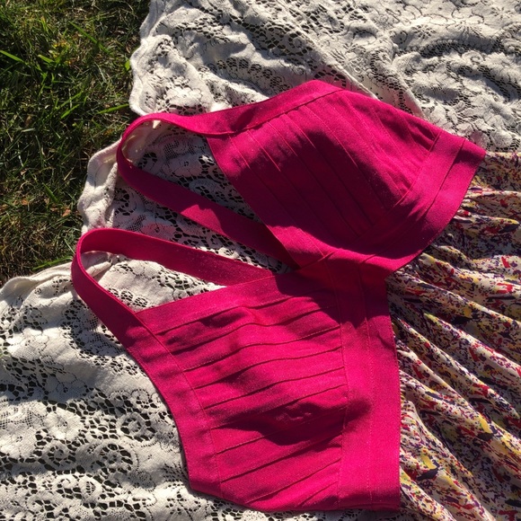 Abstract Bandage High-Low Dress - Picture 6 of 7